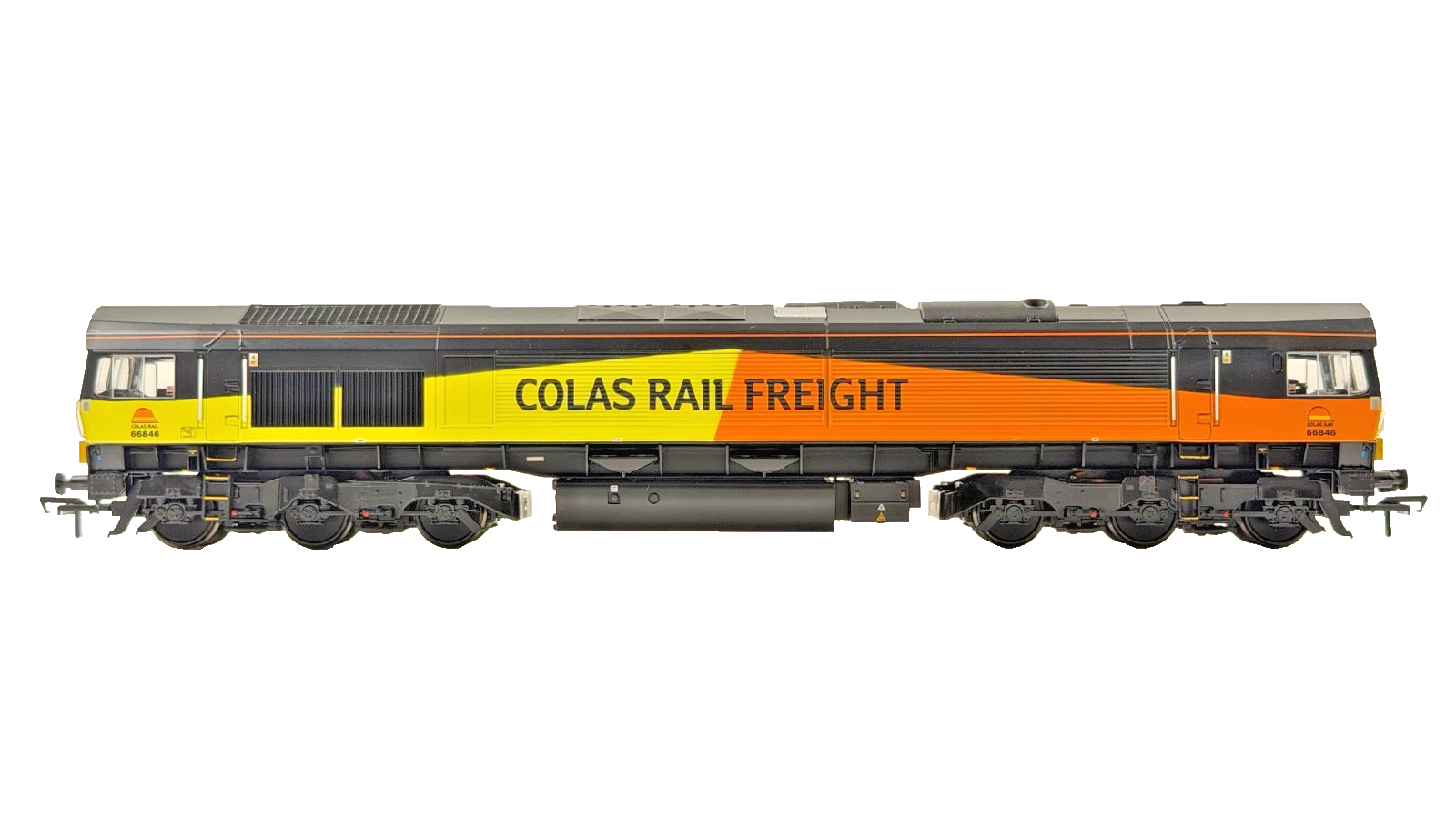 BACHMANN 00 GAUGE - 32-736 - CLASS 66 DIESEL 66846 COLAS RAIL FREIGHT BOXED