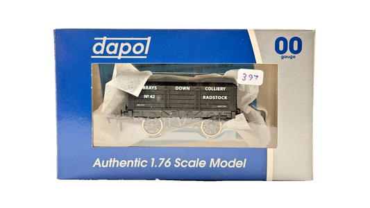 DAPOL 00 GAUGE - BRAYS DOWN COLLIERY OF RADSTOCK WAGON NO.42 (LIMITED EDITION)
