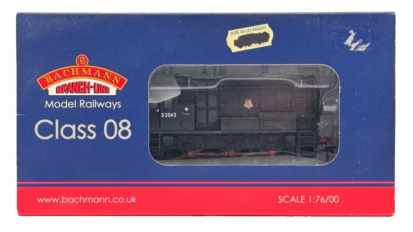 BACHMANN 00 GAUGE - 32-114A - CLASS 08 DIESEL SHUNTER D3043 RENUMBERED WEATHERED