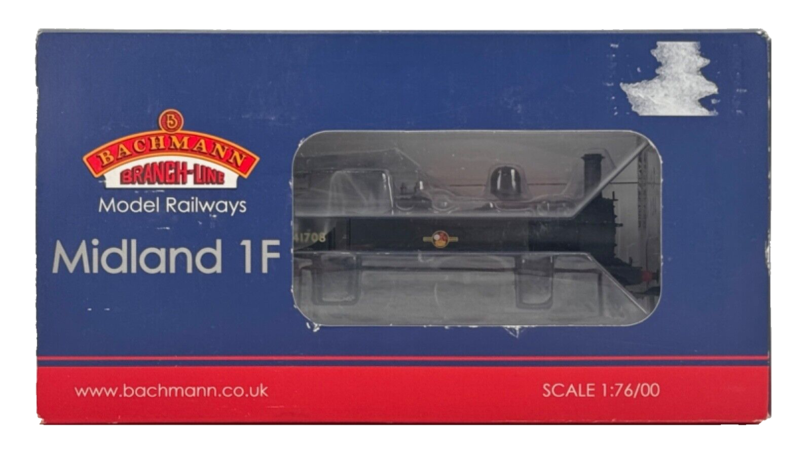 BACHMANN 00 GAUGE - 31-432 - MIDLAND CLASS 1F 41708 BR BLACK LATE CREST - BOXED