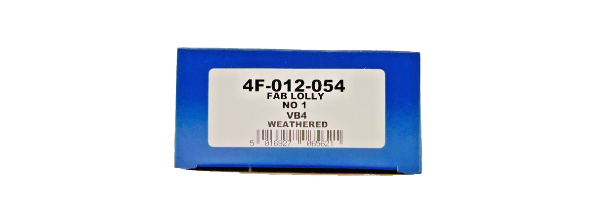 DAPOL OO GAUGE - 4F-012-054 - FAB LOLLY NO.1 VB4 VENT VAN WEATHERED BOXED