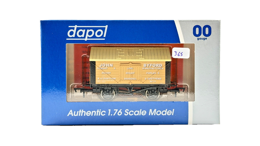 DAPOL 00 GAUGE - JOHN BYFORD CEMENT & LIME MOODY WHARF POPLAR (LIMITED EDITION)