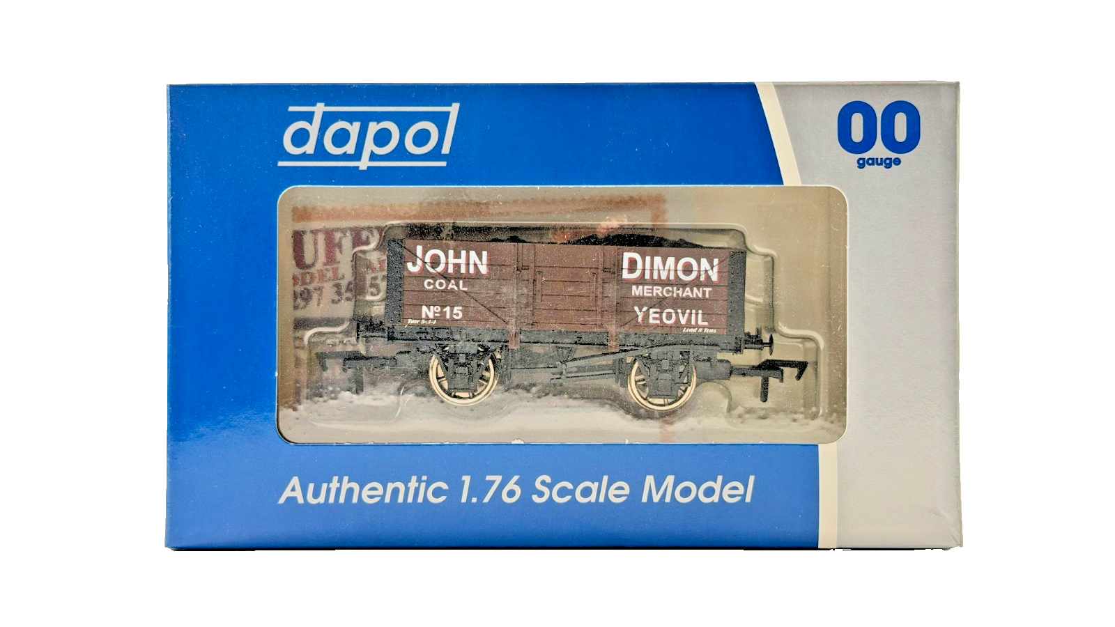 DAPOL 00 GAUGE - JOHN DIMON COAL MERCHANT YEOVIL WAGON NO.15 (LIMITED EDITION)