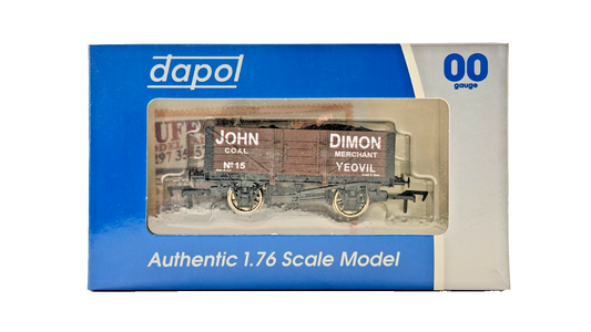 DAPOL 00 GAUGE - JOHN DIMON COAL MERCHANT YEOVIL WAGON NO.15 (LIMITED EDITION)