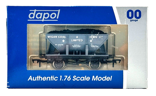 DAPOL 00 GAUGE - WIGAN COAL & IRON CO LIMITED HOPPER NO.0046 (LIMITED EDITION)