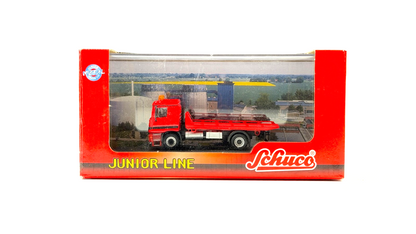 SCHUCO JUNIOR LINE 1/72 SCALE - MERCEDES ACTROS RECOVERY TRUCK LORRY RED BOXED