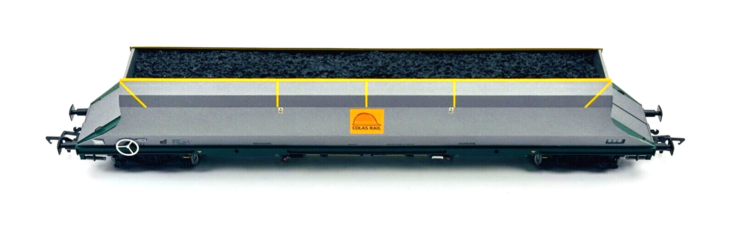 BACHMANN 00 GAUGE - 38-033 - HHA BOGIE HOPPER WAGON 'COLAS RAIL' - BOXED #2