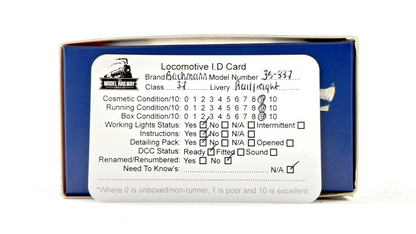 BACHMANN 00 GAUGE - 35-337 - CLASS 37/4 37423 SIR MURRAY MORRISON RAILFREIGHT