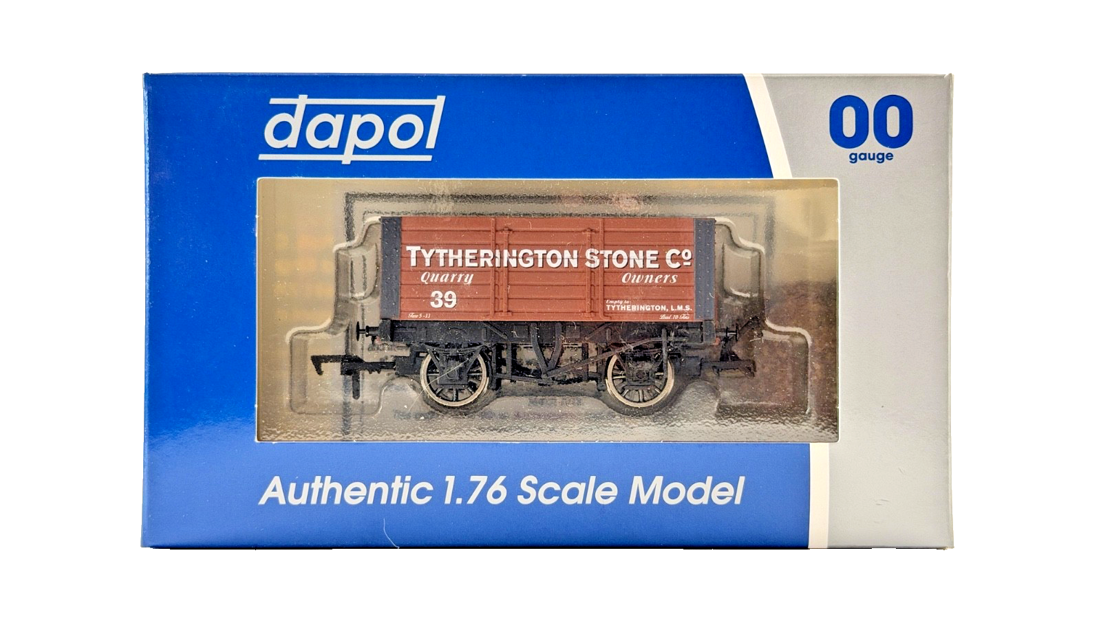DAPOL 00 GAUGE - TYTHERINGTON STONE QUARRY OWNERS WAGON 39 (LIMITED EDITION)