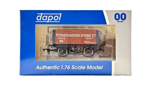 DAPOL 00 GAUGE - TYTHERINGTON STONE QUARRY OWNERS WAGON 39 (LIMITED EDITION)