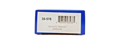 BACHMANN OO GAUGE - 39-576 - BR AUTO TRAILER COACH MAROON LIVERY W228W BOXED