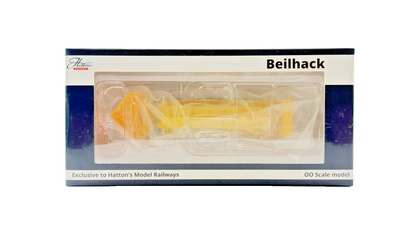 HATTONS OO GAUGE - H4-BH-002 - BEILHACK SNOW PLOUGH BR YELLOW ADB965577 BOXED