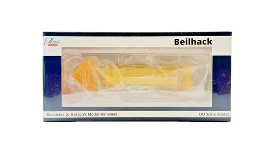 HATTONS OO GAUGE - H4-BH-002 - BEILHACK SNOW PLOUGH BR YELLOW ADB965577 BOXED
