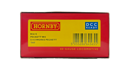 HORNBY OO GAUGE - R3615 - PECKETT W4 0-4-0 WORKS GREEN PECKETT '560' BOXED