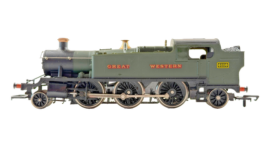 *SPARES* AIRFIX OO GAUGE 54150 - GWR GREEN PRAIRIE TANK 6110 LOCOMOTIVE