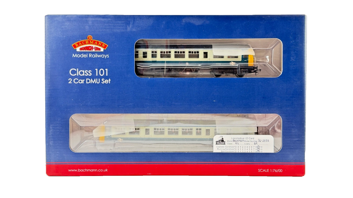 BACHMANN OO GAUGE - 32-287A - CLASS 101 DMU BR BLUE & GREY (WEATHERED)