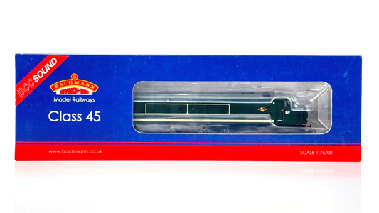 BACHMANN 00 GAUGE - 32-679DS - CLASS 45 DIESEL LOCOMOTIVE D27 BR GREEN DCC SOUND