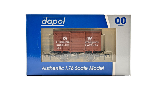 DAPOL 00 GAUGE - GW PLUMMER RODDIS KIDDERMINSTER HASTINGS 2 (LIMITED EDITION)