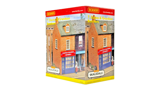 HORNBY 00 GAUGE SKALEDALE - R7288 - T.DAVIES & GRANDSON BUTCHERS SHOP NEW BOXED