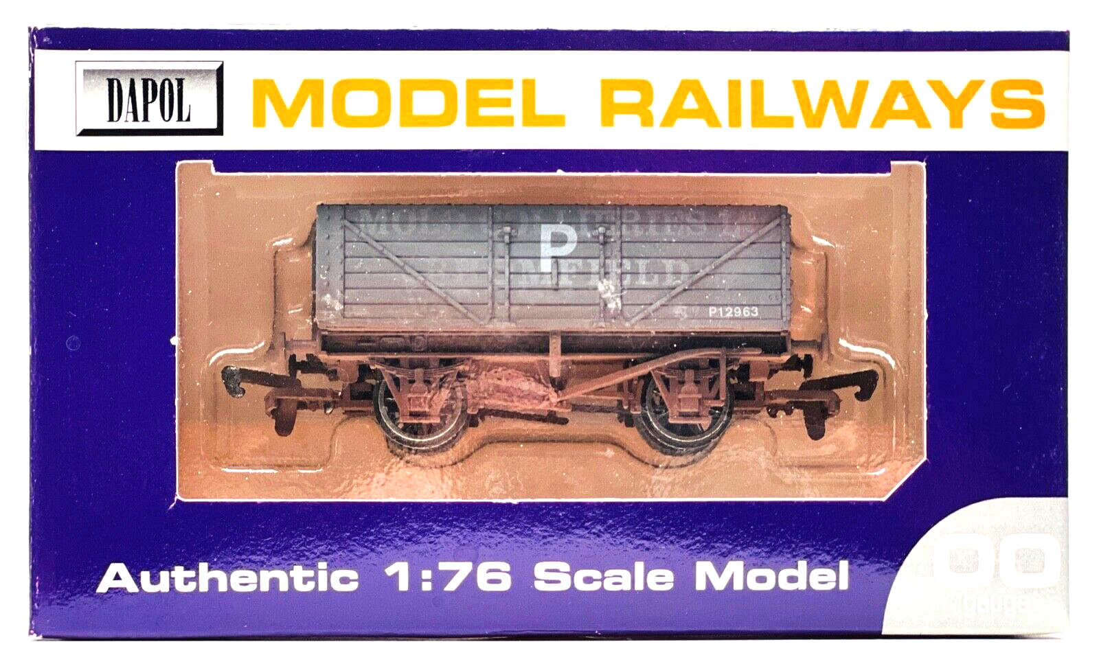 DAPOL 00 GAUGE - 'MOLD COLLIERIES' BROMFIELD PLANK WAGON 12963 (LIMITED EDITION)