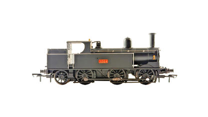 BACHMANN 00 GAUGE - 35-050 - LNWR WEBB COAL TANK 1054 LNWR PLAIN BLACK LIVERY