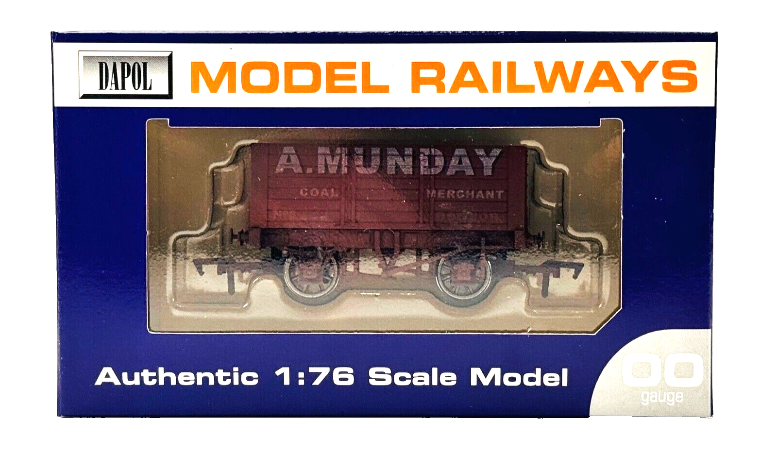 DAPOL 00 GAUGE - A. MUNDAY COAL MERCHANTS WAGON WEATHERED (LIMITED EDITION)