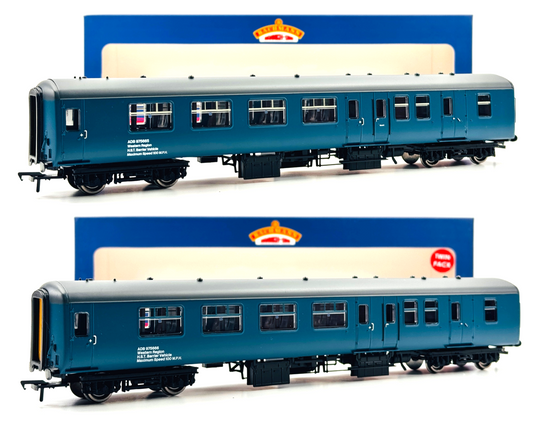 BACHMANN 00 GAUGE - 39-002 - BR MK2A BFK TWIN PACK HST BARRIER VEHICLES - BOXED