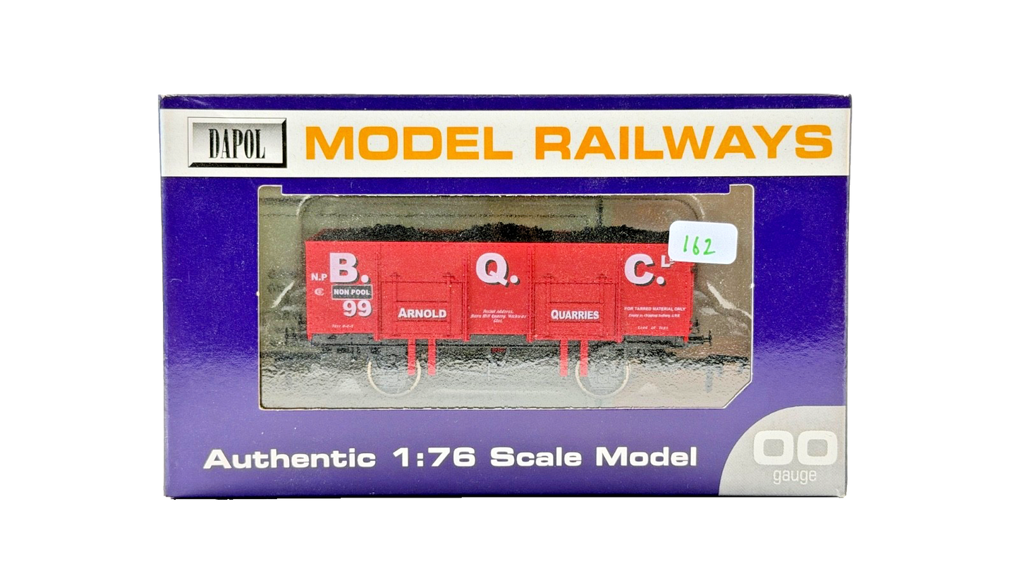 DAPOL 00 GAUGE - ARNOLD QUARRIES B.Q.C. 20T MINERAL WAGON 99 (LIMITED EDITION)