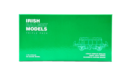 IRISH RAILWAY MODELS 00 GAUGE - IRM-1163-MAG-D - CIE MAGNESITE WAGON PACK D