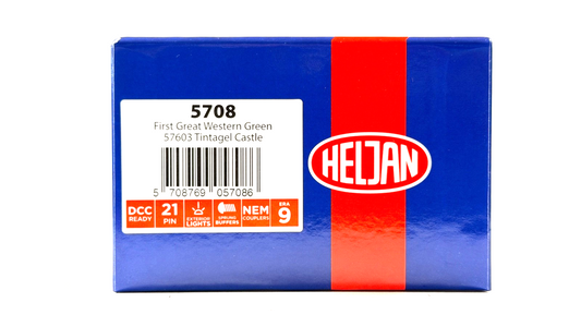 HELJAN 00 GAUGE - 5708 - CLASS 57 DIESEL 57603 FGW "FIRST" TINTAGEL CASTLE - NEW