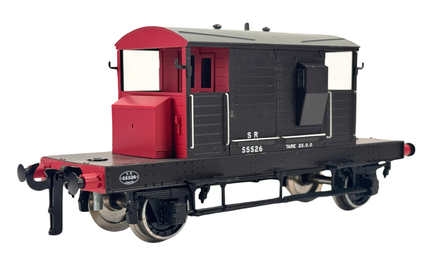 DAPOL O GAUGE - 7F-100-006 - BRAKE VAN SR SOUTHERN BROWN RED (NOT PERFECT) BOXED