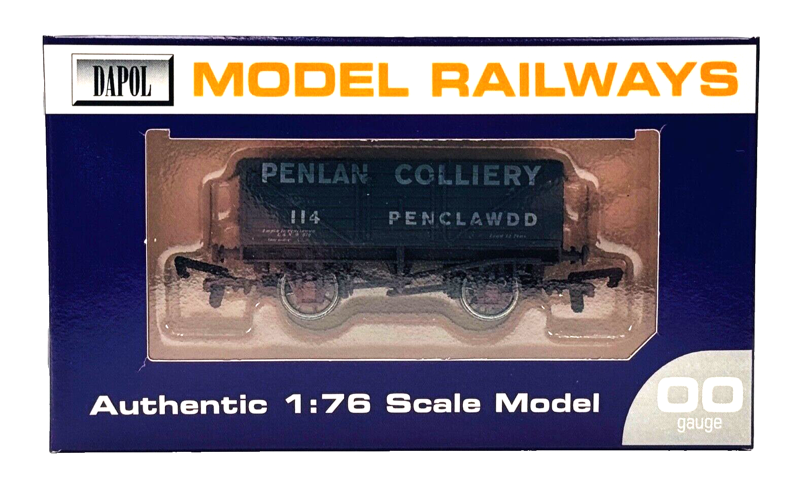 DAPOL 00 GAUGE - PENLAN COLLIERY PENCLAWDD WAGON 114 WEATHERED (LIMITED EDITION)