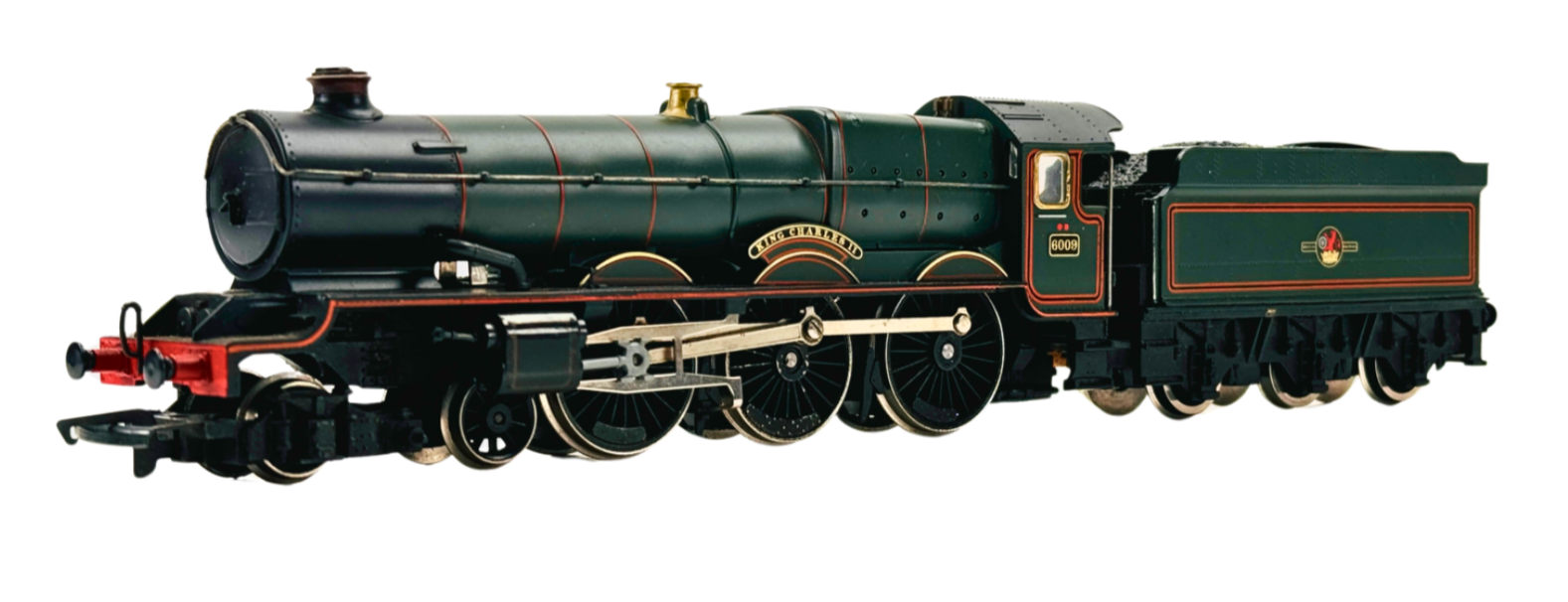 HORNBY 00 GAUGE - BR GREEN 4-6-0 'KING CHARLES II' LOCOMOTIVE 6009 - UNBOXED