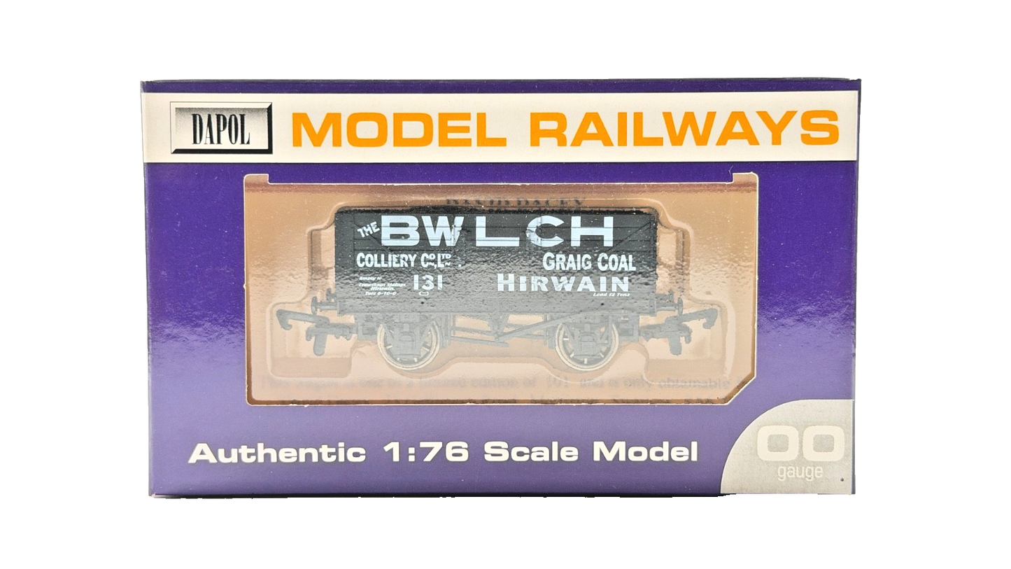 DAPOL 00 GAUGE - BWLCH COLLIERY GRAIG COAL HIRWAIN WAGON 131 (LIMITED EDITION)