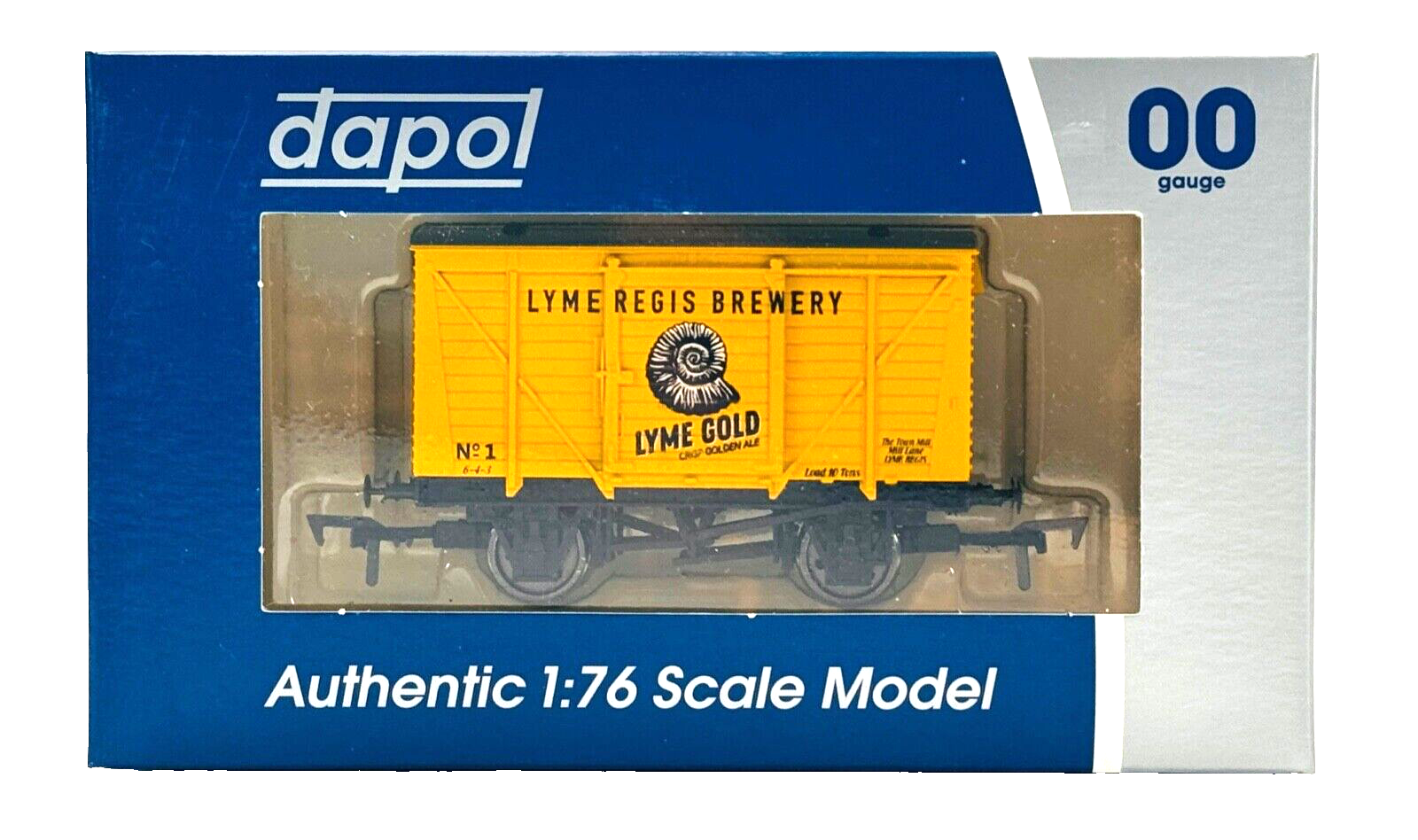 DAPOL 00 GAUGE - LYME REGIS BREWERY 'LYME GOLD' VENT VAN NO.1 (WESSEX WAGONS)