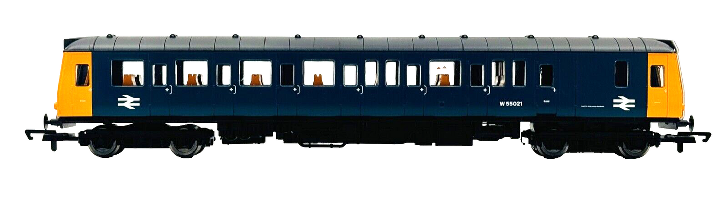 HORNBY 00 GAUGE - R2510 - CLASS 121 DRIVING MOTOR BRAKE BR BLUE YELLOW BOXED