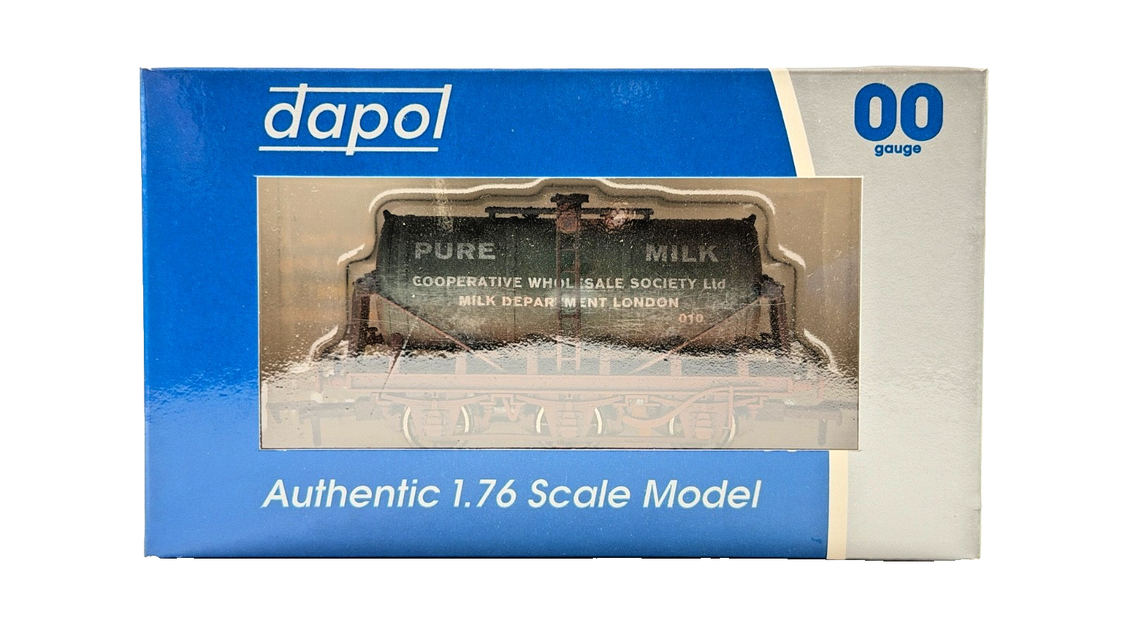 DAPOL 00 GAUGE - PURE MILK COOPERATIVE MILK DEPT TANKER 010 (LIMITED EDITION)