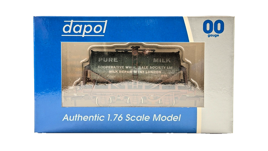 DAPOL 00 GAUGE - PURE MILK COOPERATIVE MILK DEPT TANKER 010 (LIMITED EDITION)