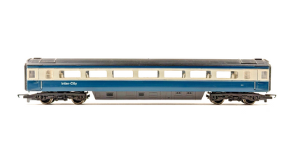 HORNBY 00 GAUGE - RAKE OF 4 INTERCITY 125 BLUE YELLOW PASSENGER COACHES UNBOXED