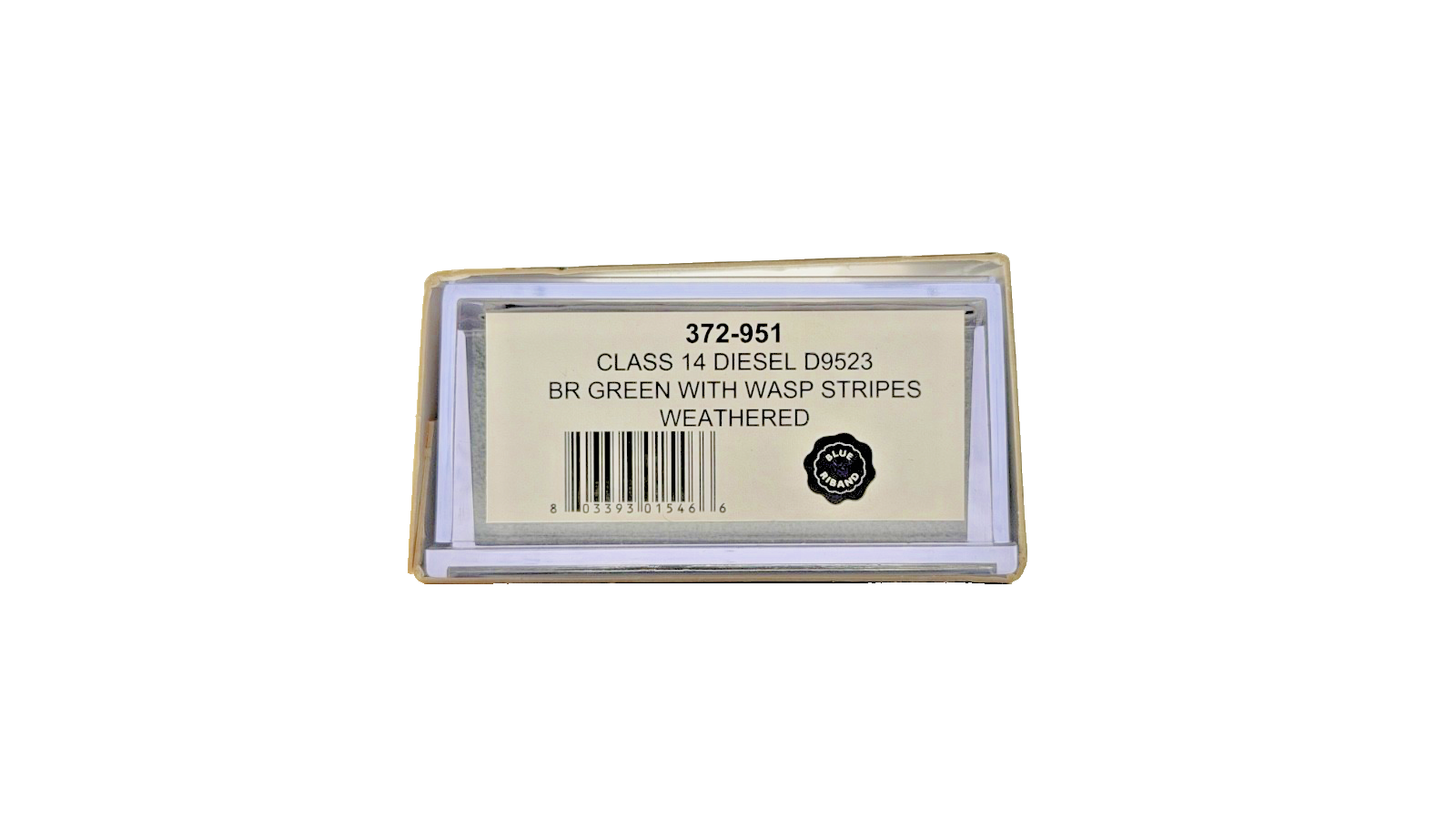GRAHAM FARISH N GAUGE - 372-951 - CLASS 14 DIESEL D9523 BR GREEN WASP STRIPES