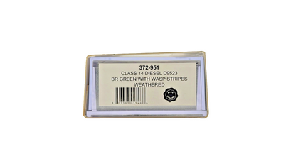 GRAHAM FARISH N GAUGE - 372-951 - CLASS 14 DIESEL D9523 BR GREEN WASP STRIPES