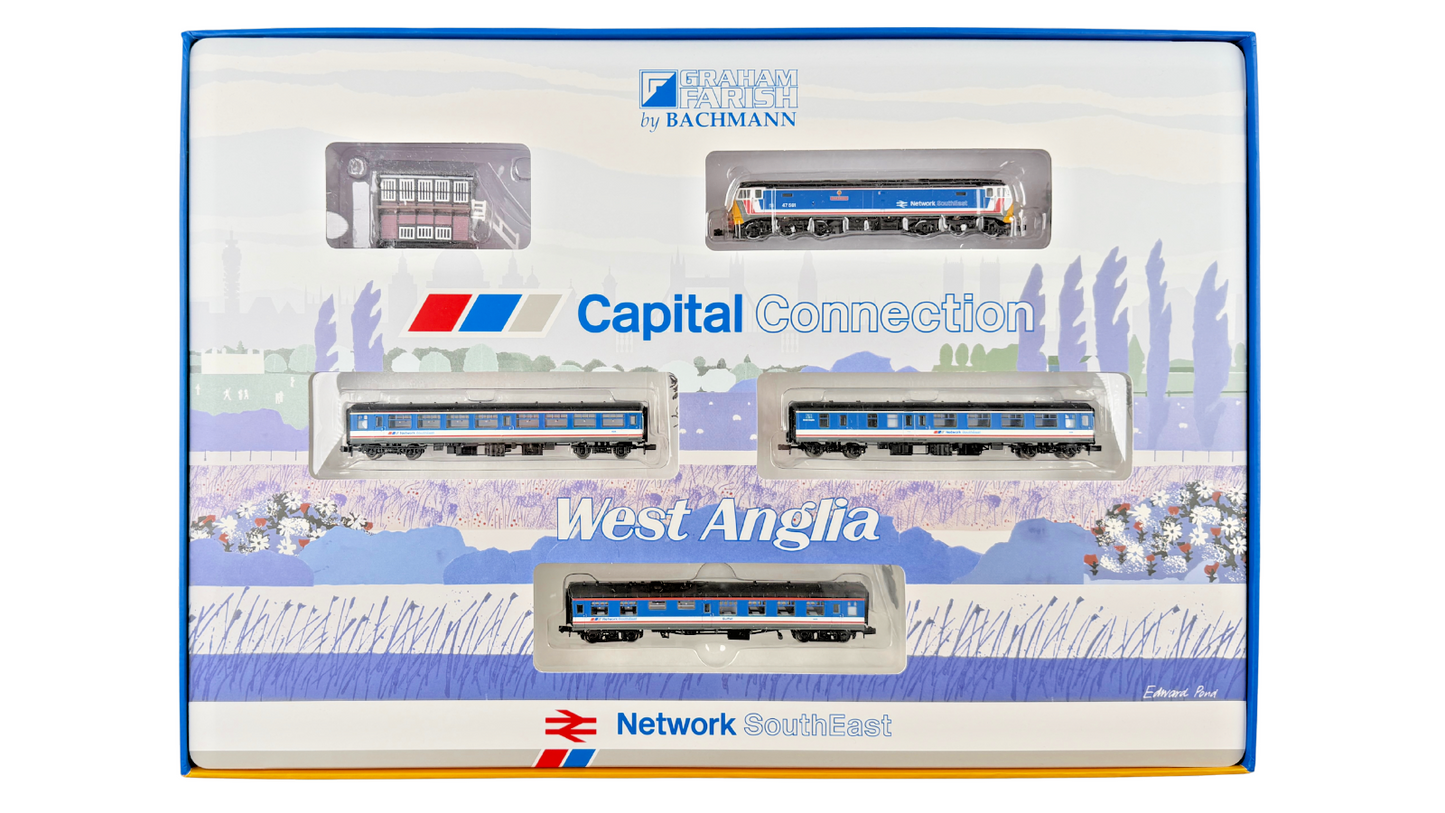 GRAHAM FARISH N GAUGE - 370-430 - CAPITAL CONNECTION NETWORK SOUTHEAST SET BOXED
