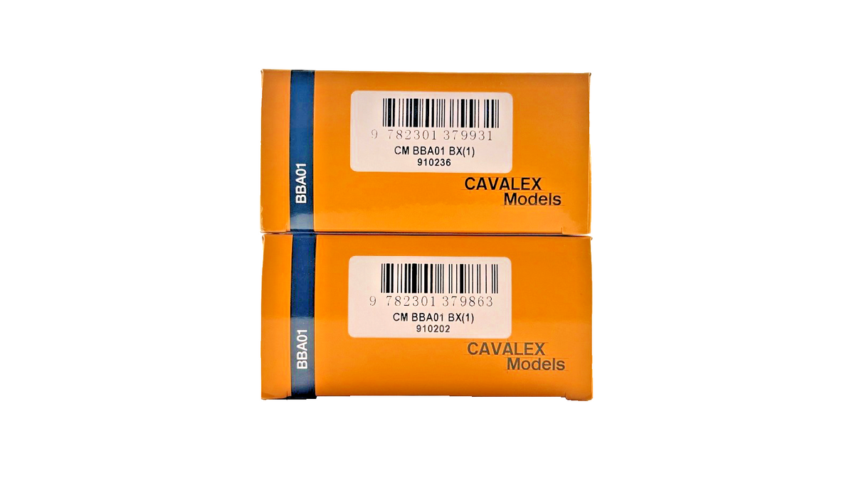 CAVALEX MODELS OO GAUGE - BBA01 - PAIR OF BR BAUXITE BBA WAGONS 910236 910202