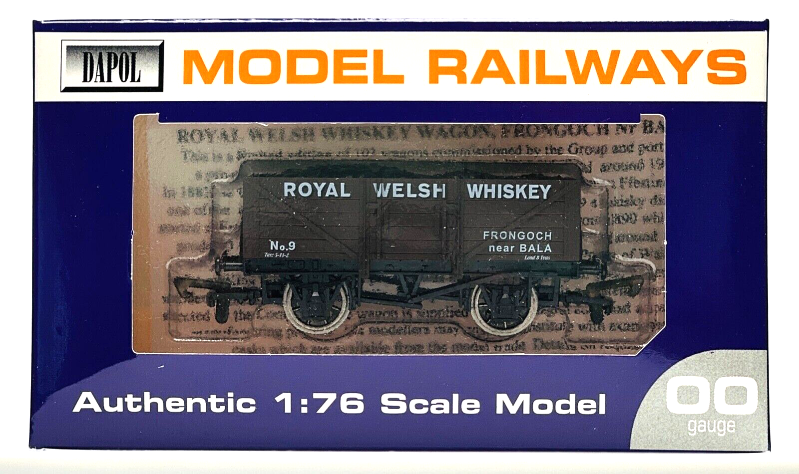 DAPOL 00 GAUGE - LLANGOLLEN RAILWAY 5 PLANK 'ROYAL WELSH WHISKEY' (LTD EDITION)