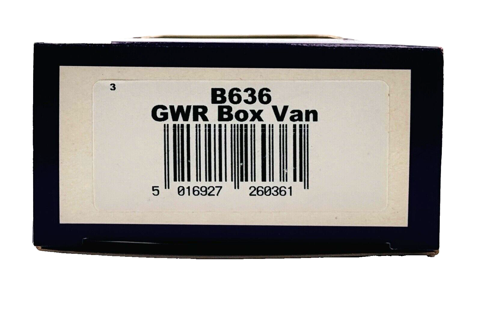 DAPOL 00 GAUGE - B636 - GWR GREAT WESTERN RAILWAY 12T BOX VAN 144859 - BOXED