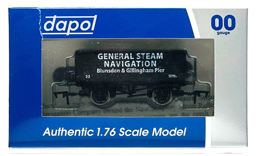 DAPOL 00 GAUGE - GENERAL STEAM NAVIGATION BLUNSDON GILLINGHAM BLACK (LIMITED ED)