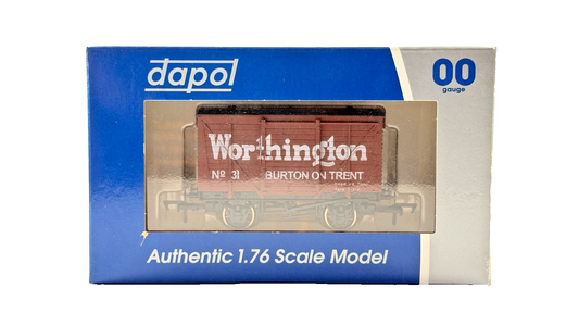 DAPOL 00 GAUGE - WORTHINGTON OF BURTON ON TRENT VENT VAN 31 (LIMITED EDITION)