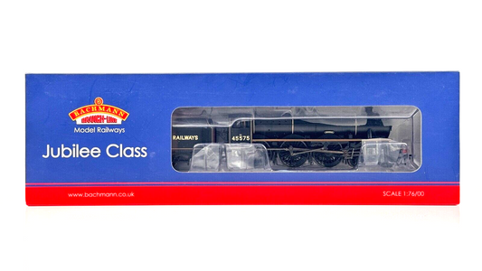 BACHMANN 00 GAUGE - 31-190 - JUBILEE CLASS 45575 'MADRAS' BRITISH RAILWAYS BLACK