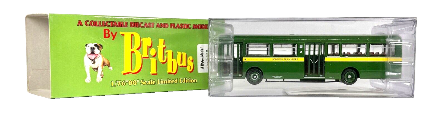 BRITBUS 1/76 SCALE - ME02 - AEC MERLIN 2 DOOR LONDON TRANSPORT GREEN - BOXED