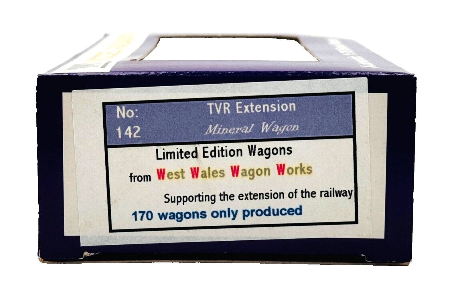 DAPOL 00 GAUGE - TVR EXTENSION PROJECT DEPARTMENT WAGON NO.123 (LIMITED EDITION)